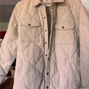 Marine Layer Women’s Tan Barn Style Quilted Jacket